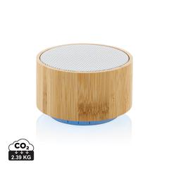 Vue Enceinte 3W en bambou et ABS RCS de couleur blanc| Krokrodeal