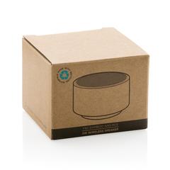 Vue Enceinte 3W en bambou et ABS RCS de couleur blanc| Krokrodeal