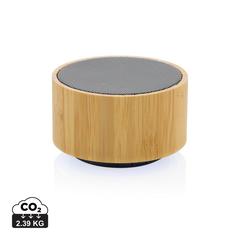 Enceinte 3W en bambou et ABS RCS publicitaire pas cher