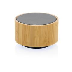 Vue Enceinte 3W en bambou et ABS RCS de couleur noir| Krokrodeal