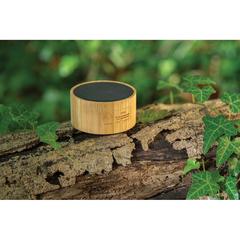Vue Enceinte 3W en bambou et ABS RCS de couleur noir| Krokrodeal