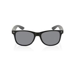 Vue Lunettes de soleil en PC recyclé GRS avec liège de couleur noir| Krokrodeal