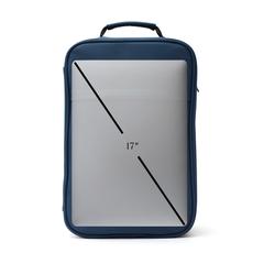 Vue VINGA Sac à dos de voyage Baltimore de couleur bleu| Krokrodeal
