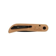 Vue Couteau en bois avec sécurité Nemus de couleur marron| Krokrodeal