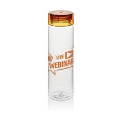 Vue VINGA Bouteille d'eau 600ml en rPET RCS Cott de couleur orange| Krokrodeal
