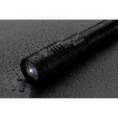 Vue Torche rechargeable USB Gear X de couleur noir| Krokrodeal