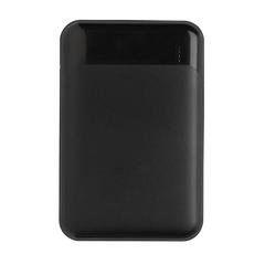 Vue Batterie de secours 10.000 mAh en plastique recyclé RCS de couleur noir| Krokrodeal