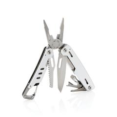 Vue Outil multifonctions avec mousqueton Solid de couleur gris| Krokrodeal