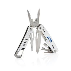 Vue Outil multifonctions avec mousqueton Solid de couleur gris| Krokrodeal