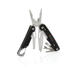 Vue Outil multifonctions avec mousqueton Solid de couleur noir| Krokrodeal