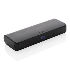 Vue Powerbank 20000mAh charge rapide, plastique RCS, Flashcharge de couleur noir| Krokrodeal