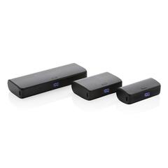 Vue Powerbank 20000mAh charge rapide, plastique RCS, Flashcharge de couleur noir| Krokrodeal