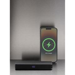 Vue Powerbank 20000mAh charge rapide, plastique RCS, Flashcharge de couleur noir| Krokrodeal
