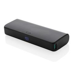 Vue Powerbank 20000mAh charge rapide, plastique RCS, Flashcharge de couleur noir| Krokrodeal