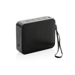 Vue Enceinte 3W en plastique recyclé RCS Urban Vallejo de couleur noir| Krokrodeal