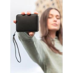 Vue Enceinte 3W en plastique recyclé RCS Urban Vallejo de couleur noir| Krokrodeal