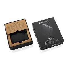 Vue Enceinte 3W en plastique recyclé RCS Urban Vallejo de couleur noir| Krokrodeal