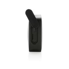 Vue Enceinte 3W en plastique recyclé RCS Urban Vallejo de couleur noir| Krokrodeal
