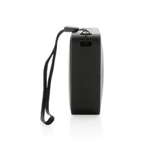 Vue Enceinte 3W en plastique recyclé RCS Urban Vallejo de couleur noir| Krokrodeal