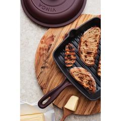Vue VINGA Grill émaillée Monte de couleur rouge| Krokrodeal