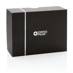 Vue Ecouteurs TW Swiss Peak de couleur noir| Krokrodeal