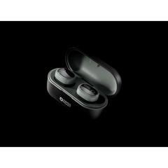 Vue Ecouteurs TW Swiss Peak de couleur noir| Krokrodeal