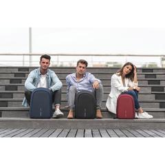Vue Sac à dos antivol Bobby Hero XL de couleur bleu| Krokrodeal