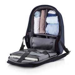 Vue Sac à dos antivol Bobby Hero XL de couleur bleu| Krokrodeal
