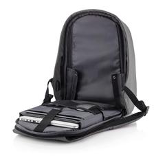 Vue Sac à dos antivol Bobby Hero XL de couleur gris| Krokrodeal