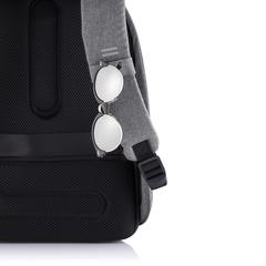 Vue Sac à dos antivol Bobby Hero XL de couleur gris| Krokrodeal