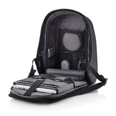 Vue Sac à dos antivol Bobby Hero XL de couleur noir| Krokrodeal