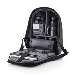 Vue Sac à dos antivol Bobby Hero XL de couleur noir| Krokrodeal