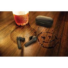 Vue Oreillettes Motorola IPX5 TWS Moto 85 de couleur noir| Krokrodeal