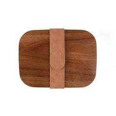 Vue VINGA Boîte à lunch en acier recyclé RCS Ciro de couleur gris| Krokrodeal