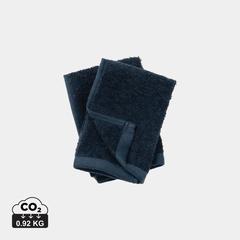 Vue VINGA Serviette Birch 30x30 de couleur bleu| Krokrodeal