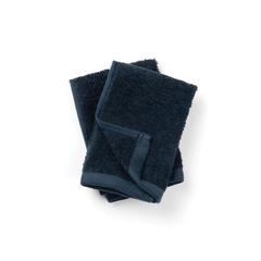 Vue VINGA Serviette Birch 30x30 de couleur bleu| Krokrodeal