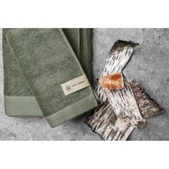 Vue VINGA Serviette Birch 30x30 de couleur vert| Krokrodeal