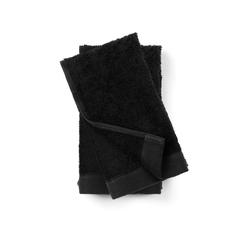 Vue VINGA Serviette Birch 30x30 de couleur noir| Krokrodeal
