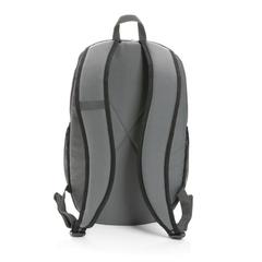 Vue Sac à dos casual 300D rPET Impact AWARE™ de couleur bleu| Krokrodeal