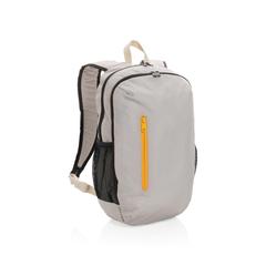 Vue Sac à dos casual 300D rPET Impact AWARE™ de couleur marron| Krokrodeal