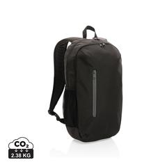 Vue Sac à dos casual 300D rPET Impact AWARE™ de couleur gris| Krokrodeal