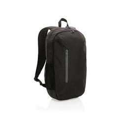 Vue Sac à dos casual 300D rPET Impact AWARE™ de couleur gris| Krokrodeal