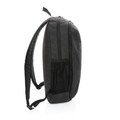 Vue Sac à dos casual 300D rPET Impact AWARE™ de couleur gris| Krokrodeal