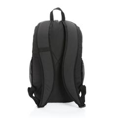 Vue Sac à dos casual 300D rPET Impact AWARE™ de couleur gris| Krokrodeal