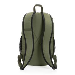 Vue Sac à dos casual 300D rPET Impact AWARE™ de couleur jaune| Krokrodeal