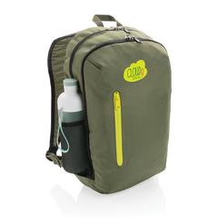 Vue Sac à dos casual 300D rPET Impact AWARE™ de couleur jaune| Krokrodeal
