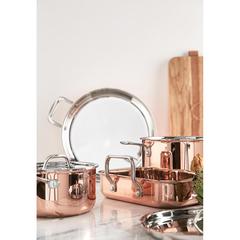 Vue Casserole en cuivre VINGA Baron de couleur marron| Krokrodeal
