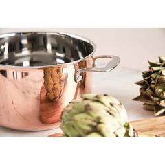Vue Casserole en cuivre VINGA Baron de couleur marron| Krokrodeal
