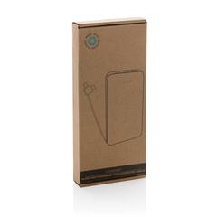 Vue Powerbank 10.000 mAh en plastique RCS Lockhart de couleur noir| Krokrodeal