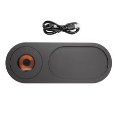 Vue Vide poche avec chargeur à induction 10W Encore de couleur noir| Krokrodeal
